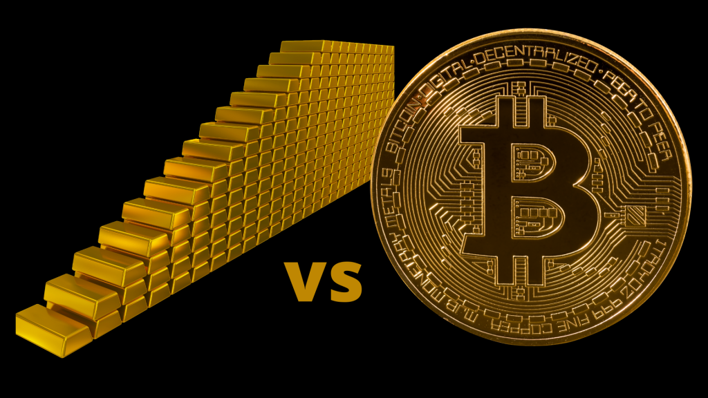 طلا یا بیت کوین