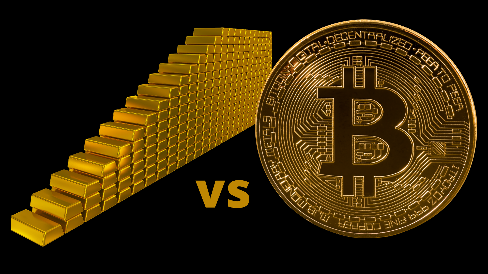 طلا یا بیت کوین ؟ کدامیک برای سرمایه گذاری بهتر است؟